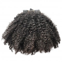 INVISIBLE CLIPS AFRO KINKY CURLY